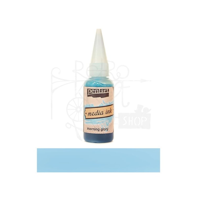 Tusz media ink 20 ml błękit poranka Pentart