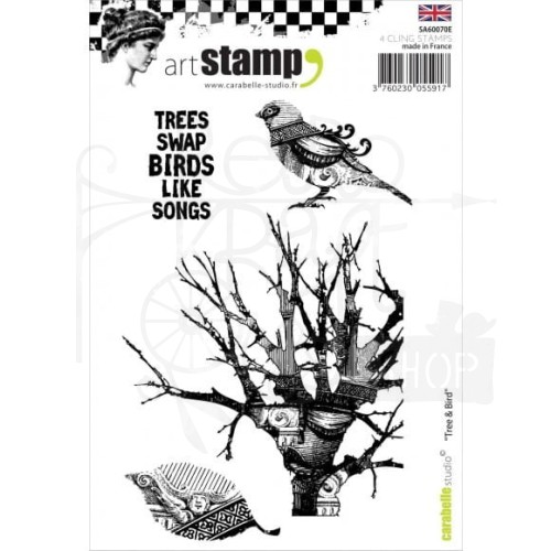 Stempel gumowy Tree &amp; Bird Carabelle