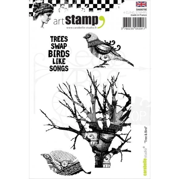 Stempel gumowy Tree &amp; Bird Carabelle