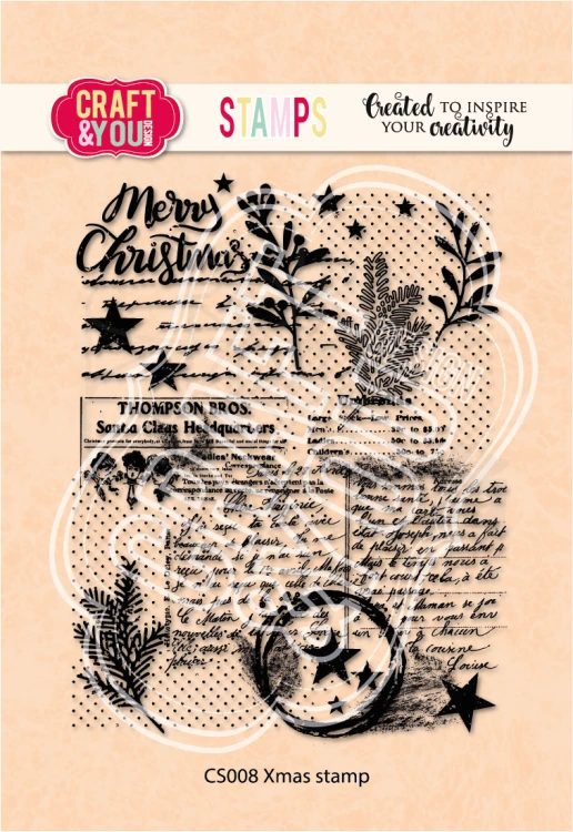 Stempel akrylowy Xmas stamp