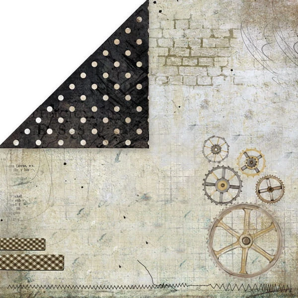 Papier do scrapbookingu 30x30 Vintage Man 02