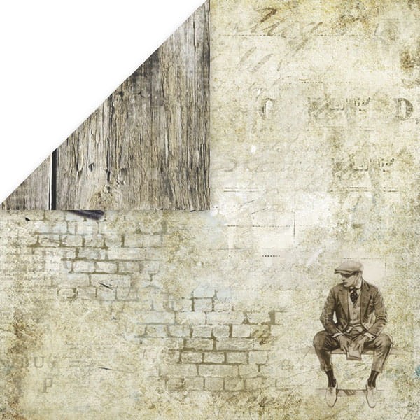 Papier do scrapbookingu 30x30 Vintage Man 01