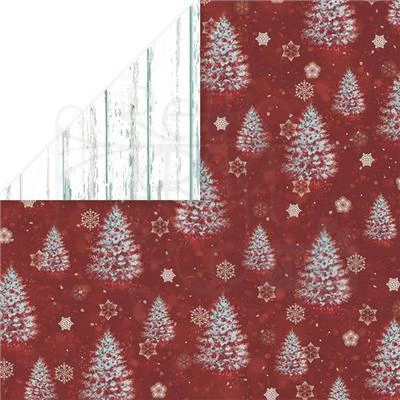 Papier do scrapbookingu 30x30 White Christmas 02