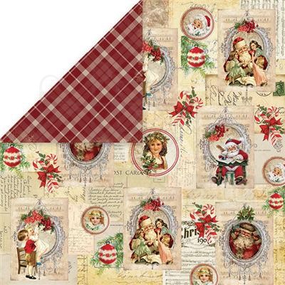 Papier do scrapbookingu 30x30 North Pole 03