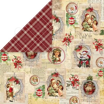 Papier do scrapbookingu 30x30 North Pole 03