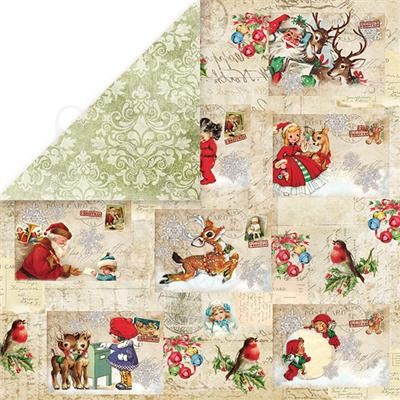 Papier do scrapbookingu 30x30 North Pole 01