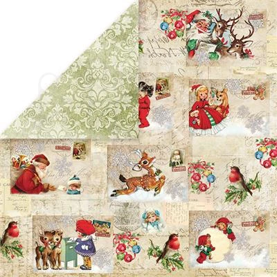 Papier do scrapbookingu 30x30 North Pole 01