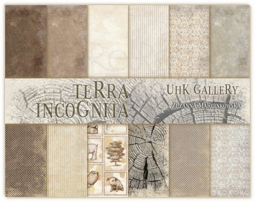 Zestaw Papierów 30x30 Terra Incognita - zestaw papierów UHK Gallery