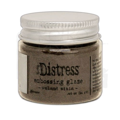 Puder do embossingu przezroczysty Glaze Walnut Stain Tim Holtz