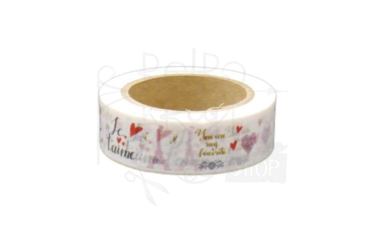 Taśma washi Paryż 08