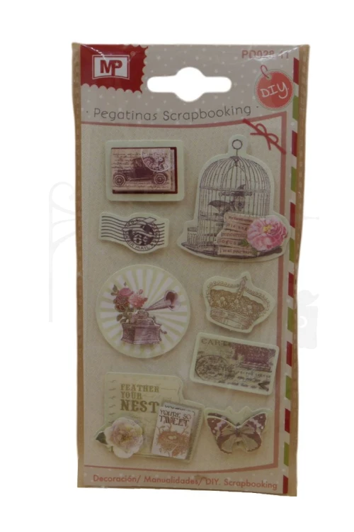 Naklejki do scrapbookingu retro 2