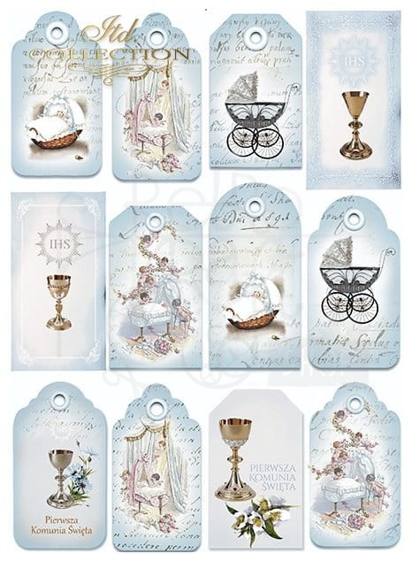 Papier do scrapbookingu SCRAP-041 Blue dreams