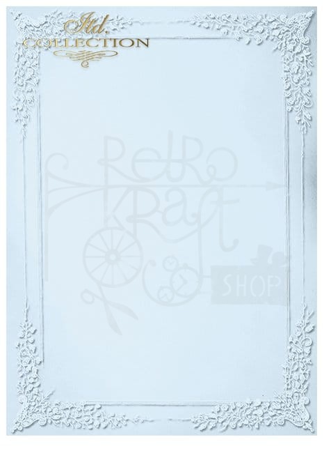Papier do scrapbookingu SCRAP-041 Blue dreams