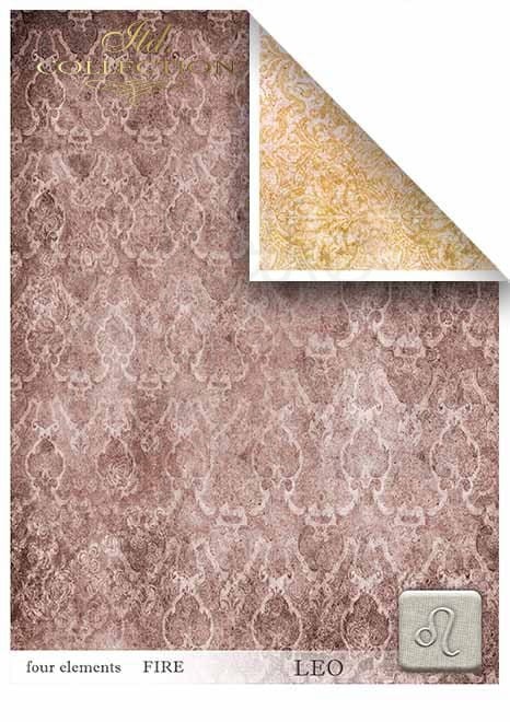 Papier do scrapbookingu SCRAP-030 Fire