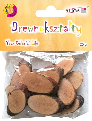 Małe plastry drewna 25g