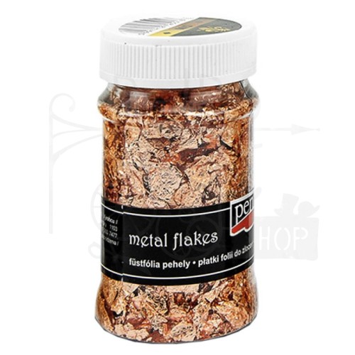 Folia płatki 100ml miedź Pentart