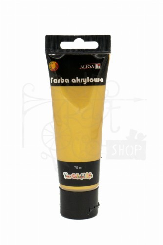 Farba akrylowa złota - tubka 75ml