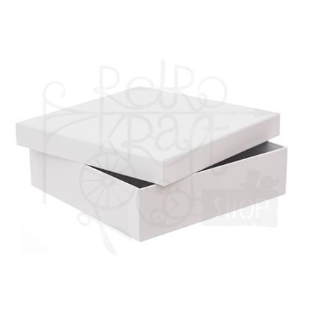 Pudełko tekturowe 23,5 x 23,5 x 6,5cm - biały