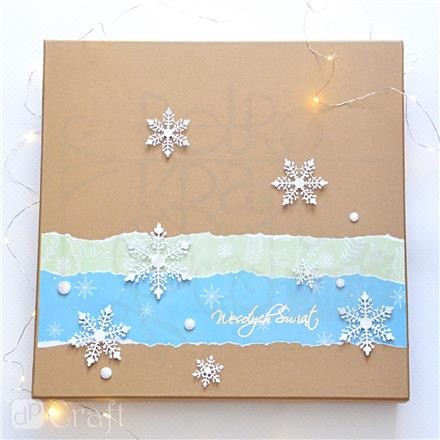 Pudełko tekturowe kraft 23,5 x 23,5 x 6,5cm - DpCraft