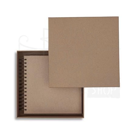 Pudełko tekturowe kraft 23,5 x 23,5 x 6,5cm - DpCraft