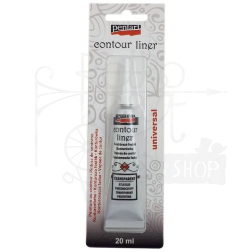 Konturówka 20 ml przezroczysty Pentart
