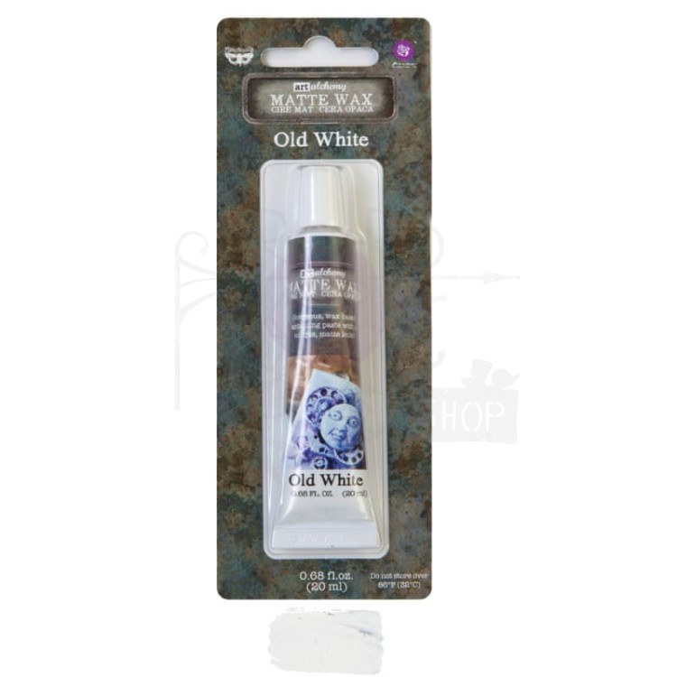Wosk matowy 20ml Old White Art Alchemy Matte Wax Finnabair 967857 Prima