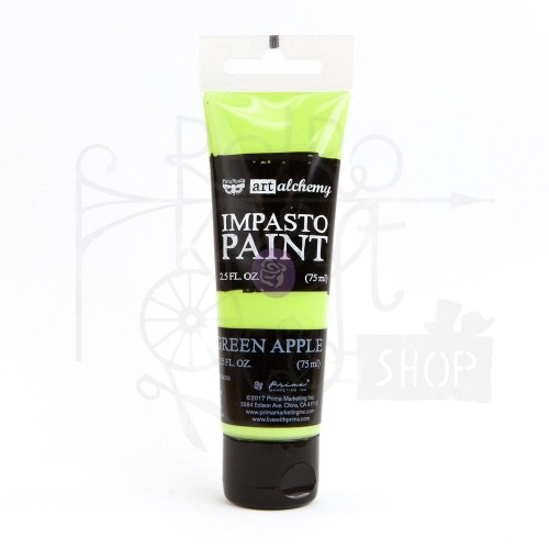 Farba Impasto Finnabair Art Alchemy Green Apple zielona 964603 Prima 75ml