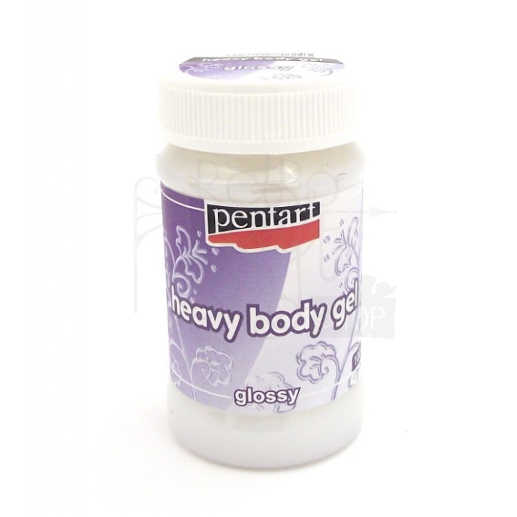 Pasta heavy body żel błyszcząca transparentna 100ml Pentart