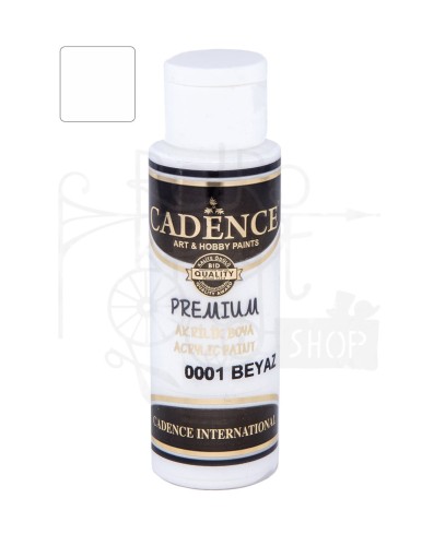 Farba akrylowa Premium 70ml biała Cadence