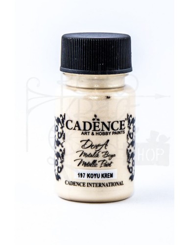 Farba dekoracyjna Dora metalik 50ml kremowy Cadence