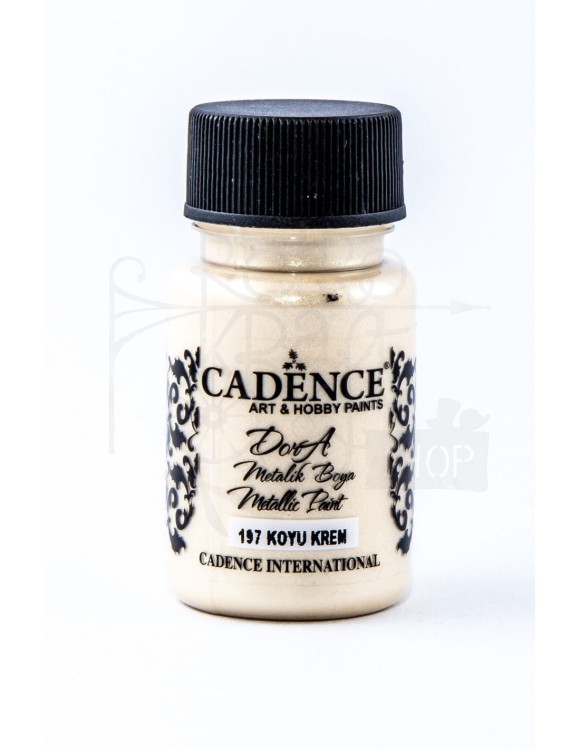 Farba dekoracyjna Dora metalik 50ml kremowy Cadence