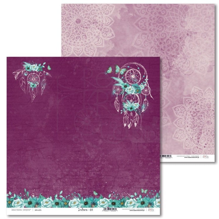 Papier 30x30 Laserowe LOVE Indiana 01