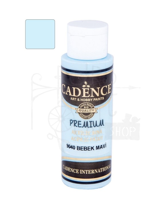Farba akrylowa Premium 70ml dziecięcy niebieski Cadence