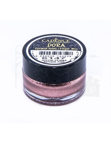 Wosk DORA finger wax 20ml antyczny róż Cadence