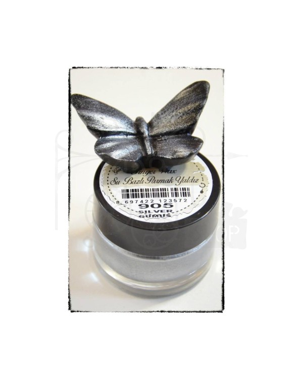 Wosk postarzający Finger Wax 20 ml srebro