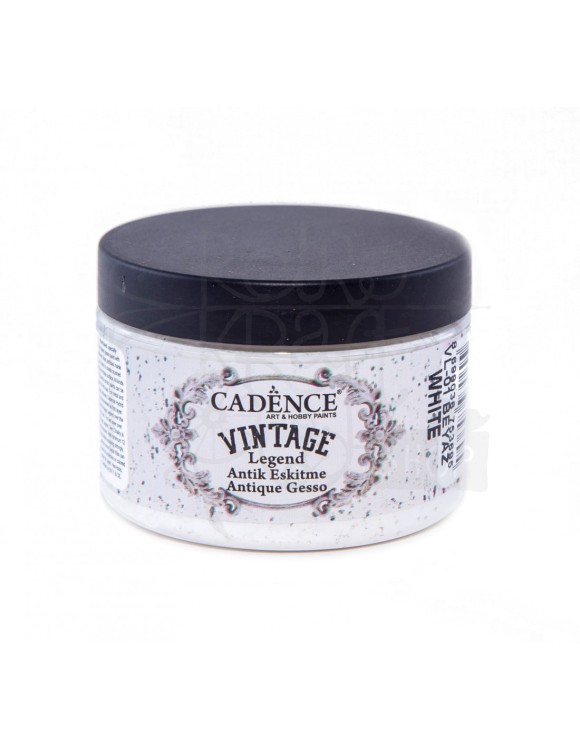 Antyczne Gesso Vintage Legend 150ml białe Cadence