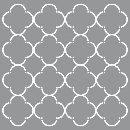 Szablon maska Quatrefoil ornament czterolistny DecoArt