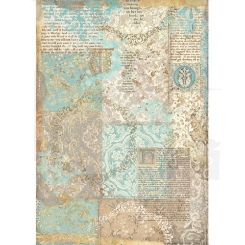 Papier ryżowy Sleeping beauty patchwork Stamperia