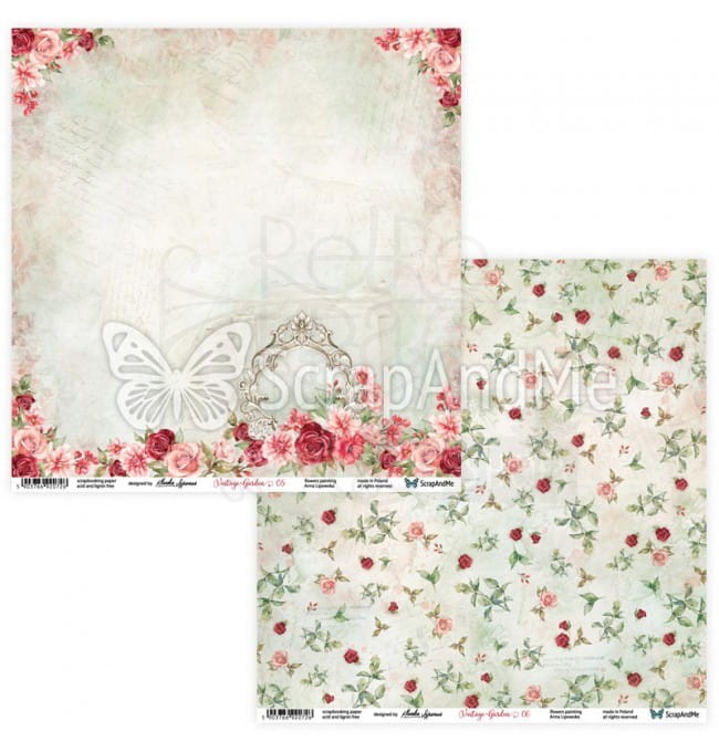 Papier 30x30 Vintage Garden 05/06 ScrapAndMe