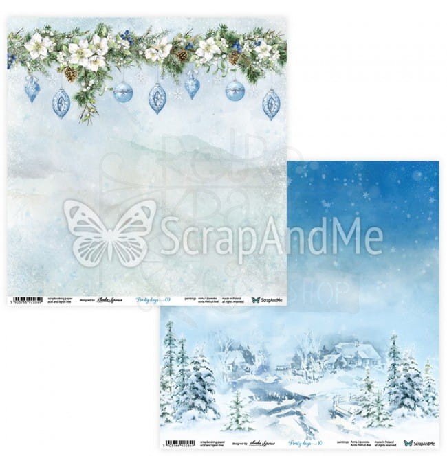 Papier 30x30 Frosty days 09/10 ScrapAndMe
