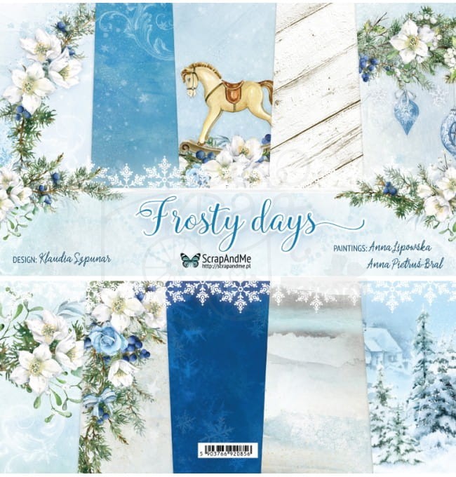 Zestaw papierów Frosty days 30x30 ScrapAndMe