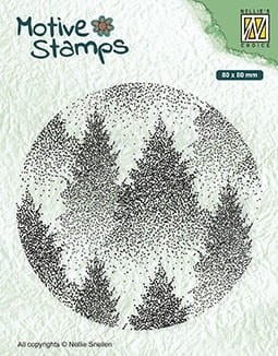 Stempel akrylowy Las we mgle Nellie's Choice