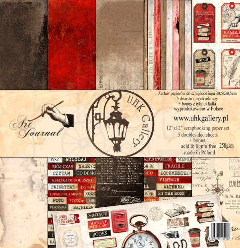 Zestaw papierów 30x30 - Art Journal - UHK Gallery