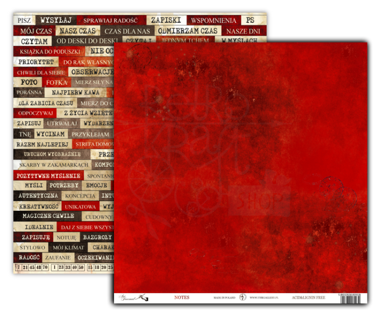 Papier 30x30 - Art Journal - Notes - UHK Gallery