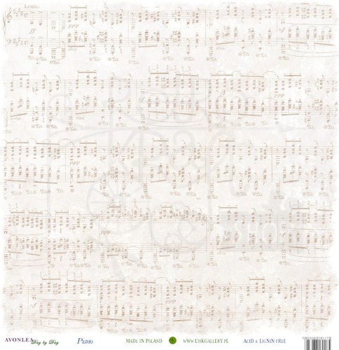 Papier 30x30 - Avonlea Day by Day - Winter - Piano - UHK Gallery