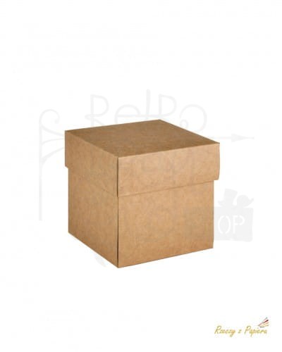 Pudełko exploding box - kraft - 10x10x10cm