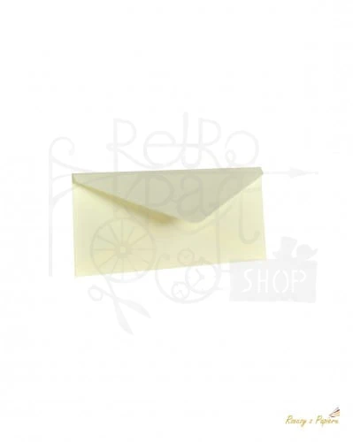 Koperta DL - kremowa 11x22