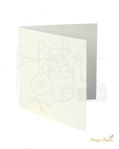 Baza do kartki - kremowa 14x14
