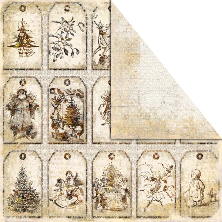 Papier 30x30 - Old-Fashioned Christmas - Cracker - UHK Gallery