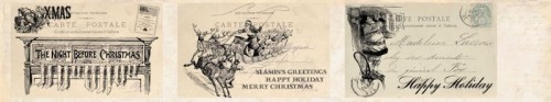 Pasek do wycinania 5,5x30 - Old-Fashioned Christmas - Happy Holiday - UHK Gallery